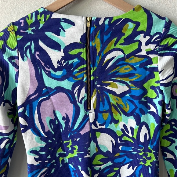 LILLY PULITZER Floral Dress in Size 2 - Picture 4 of 11